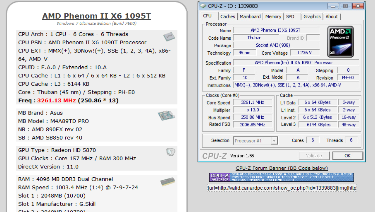 G.Skill Flare Series PC3-16000 (2000MHz) 4GB Kit