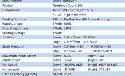 Antec Notebook Cooler 200