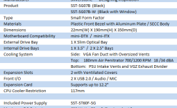 SilverStone Sugo Series SST-SG07B Small Form Factor Chassis