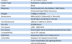 Cooler Master SF-19 Strike Force Notebook Cooler