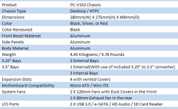 Lian Li PC-V352 B HTPC Chassis