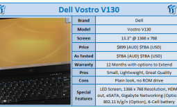 Quick Review: Dell Vostro V130 13.3-inch Notebook