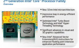 Intel Core i7-2600K and Core i5-2500K (Sandy Bridge) CPUs