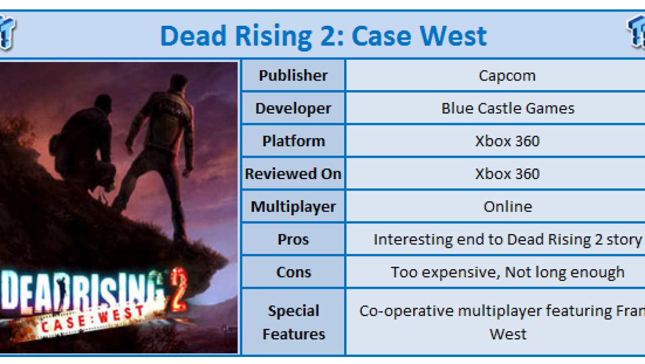 Dead Rising 2: Case West Xbox 360 Review