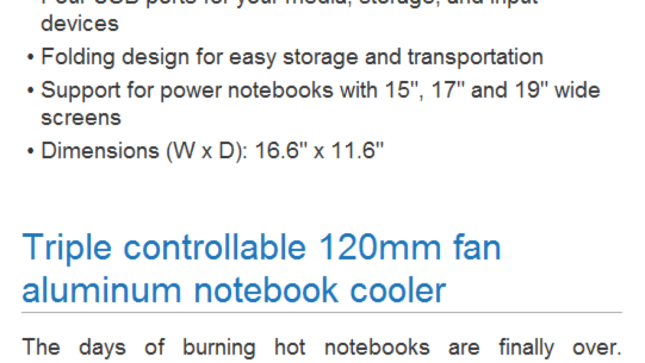 NZXT Cryo LX Aluminum Notebook Cooler Review