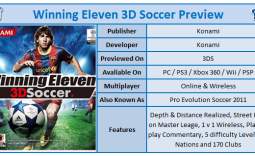 Winning Eleven Nintendo 3DS Hands On Preview