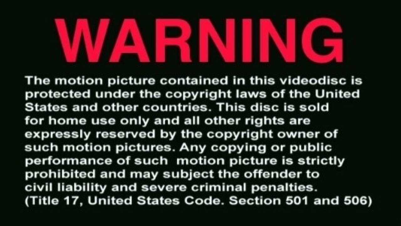 Preaching to the converted - The scourge of piracy warnings