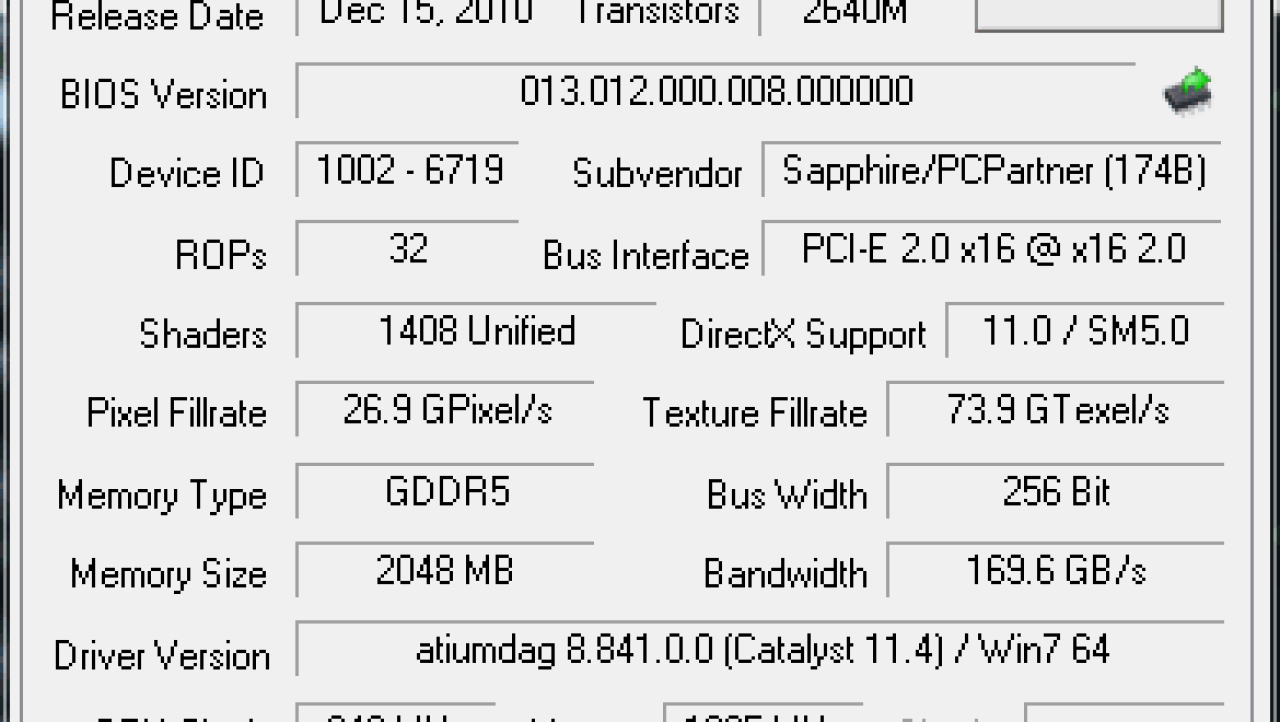Sapphire Radeon HD 6950 2GB Dirt 3 Edition Video Card Review