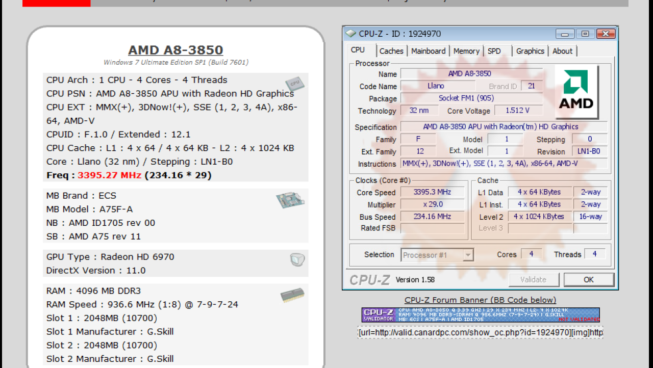 ECS A75F-A (AMD A75) Motherboard Review