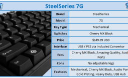 SteelSeries 7G Mechanical Keyboard Review