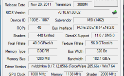 MSI GTX 560 Ti-448 1280MB Twin Frozr III Power Edition Video Card Overclocked