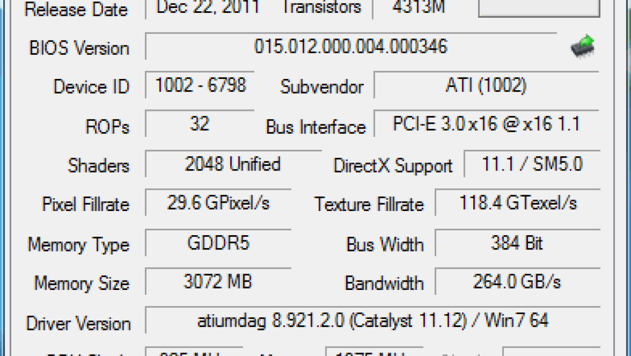 AMD Radeon HD 7970 3GB Reference Video Card Review