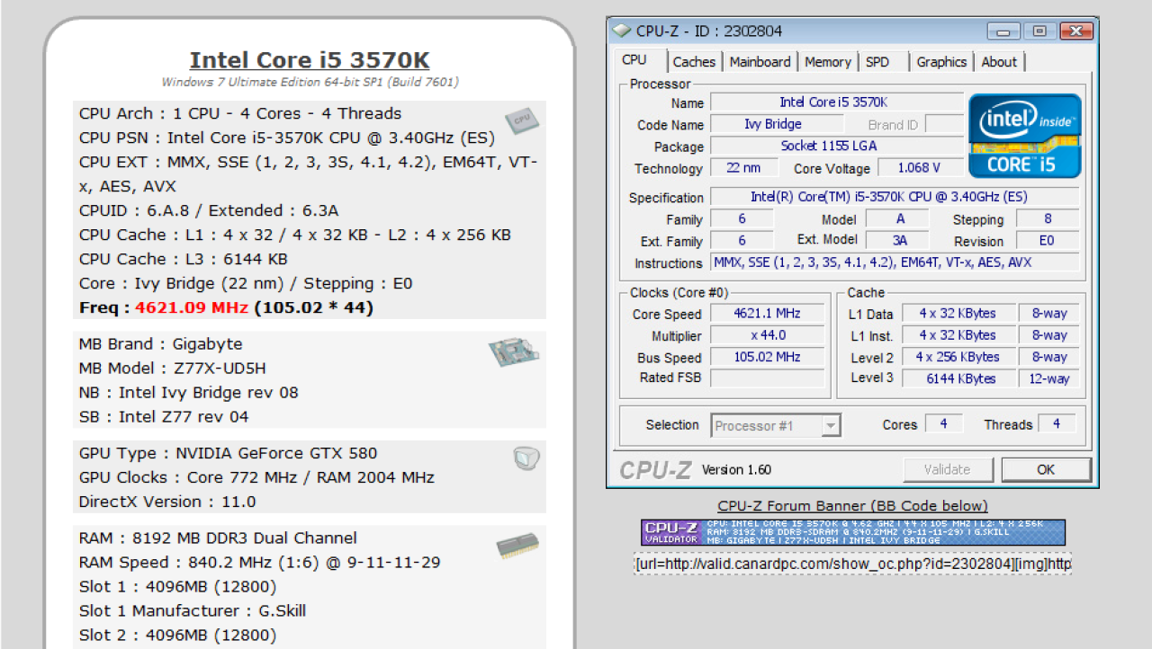 Intel Ivy Bridge Overclocking with the Core i7 3770K and Core i5 3570K CPUs