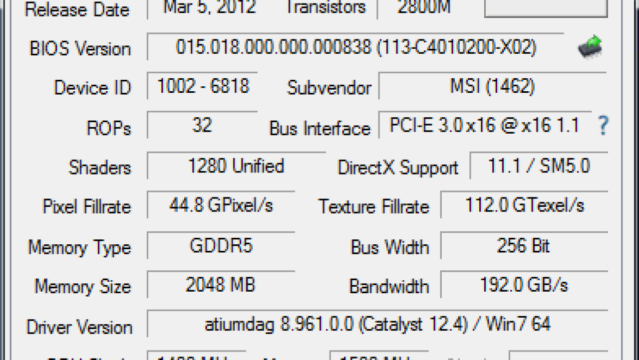 MSI Radeon HD 7870 HAWK 2GB Overclocked Video Card Review