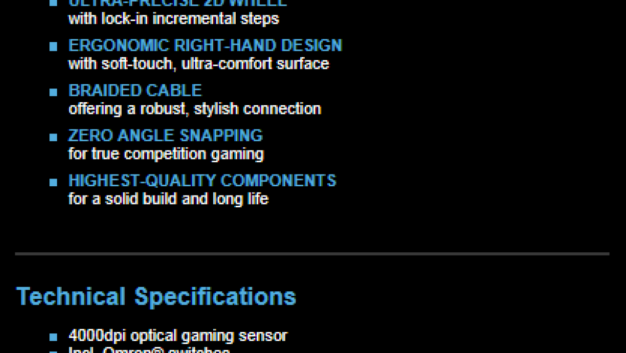 ROCCAT Savu Optical Gaming Mouse Review