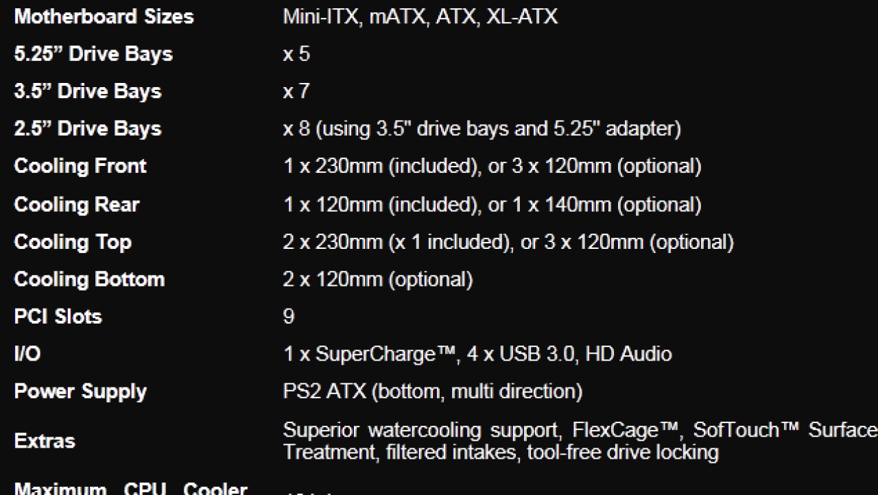 BitFenix Shinobi XL Window Version Full Tower Chassis Review