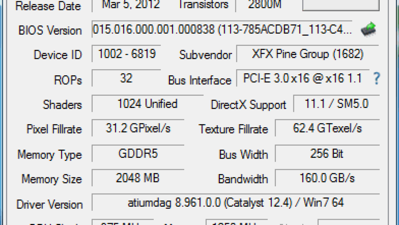 XFX Radeon HD 7850 Black Edition 2GB Video Card Review
