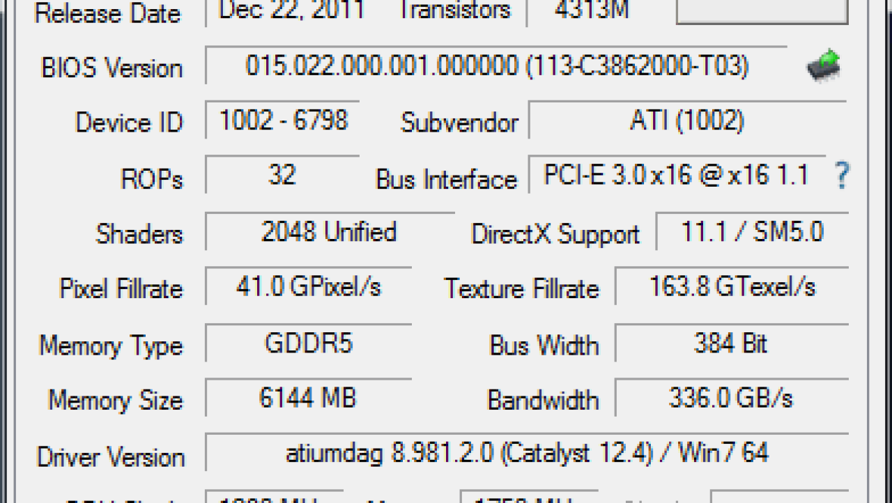 Sapphire Radeon HD 7970 GHz Edition TOXIC 6GB Video Card Overclocked