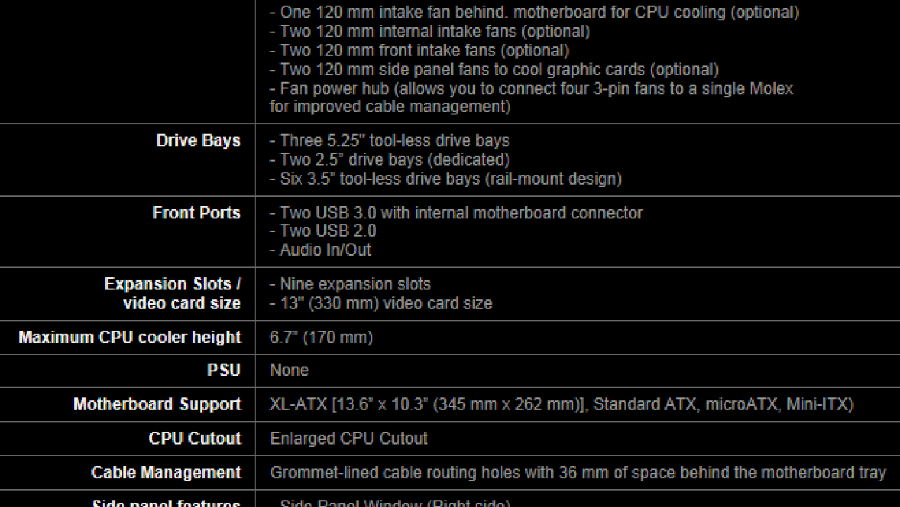 Antec Eleven Hundred Gaming Mid-Tower Chassis Review