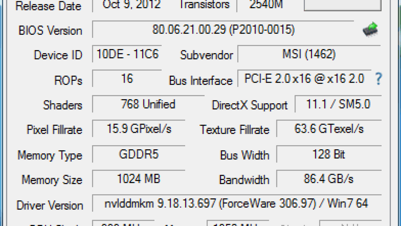 MSI GEFORCE GTX 650 Ti 1GB Power Edition Video Card Review