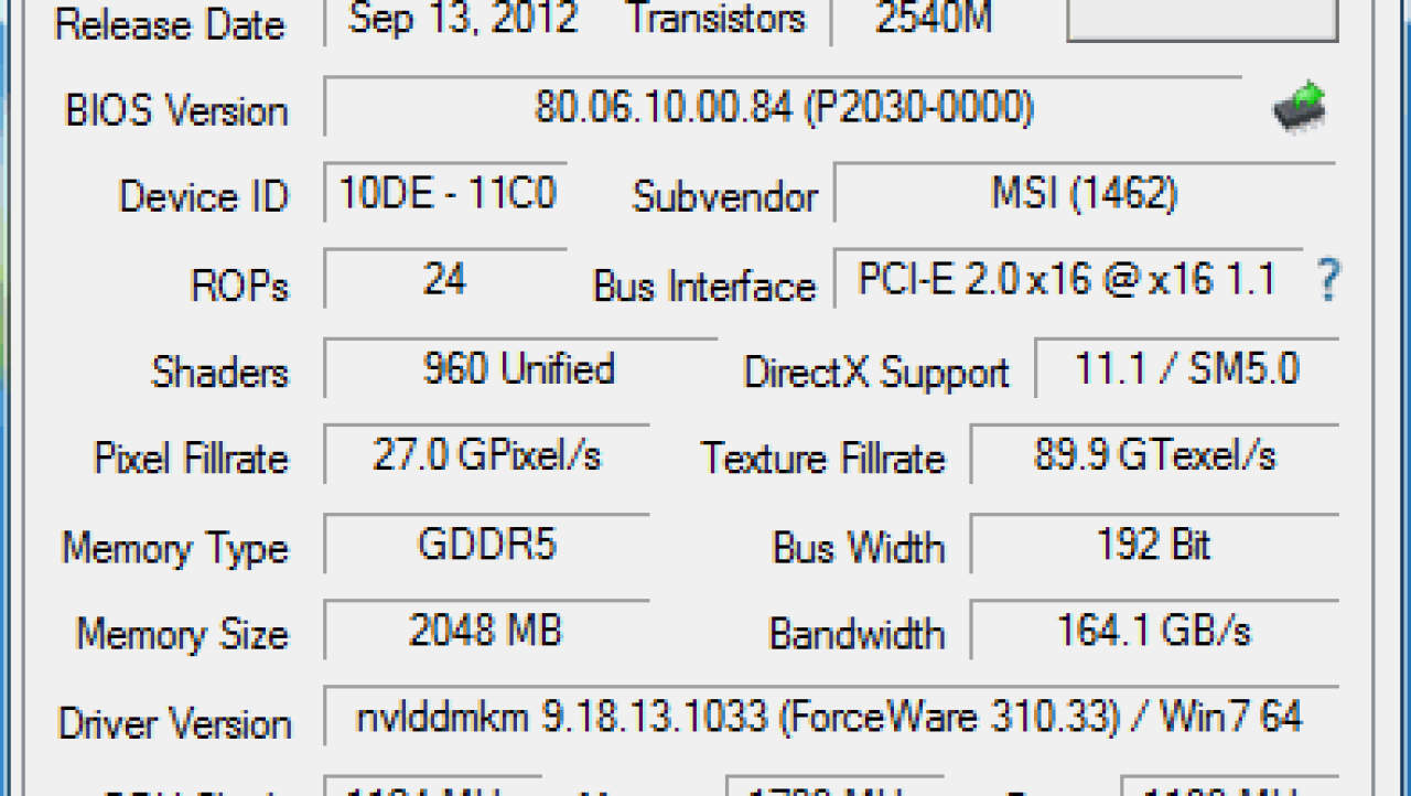 MSI GEFORCE GTX 660 HAWK 2GB Video Card Review