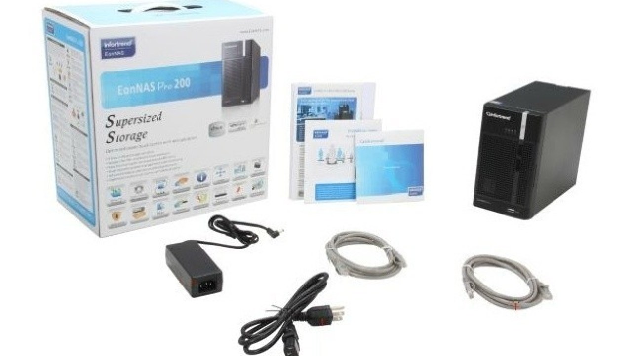 Infortrend EonNAS Pro 200 2-Bay NAS Review
