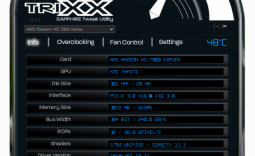 Sapphire TRIXX Video Card Tweak Utility Overview