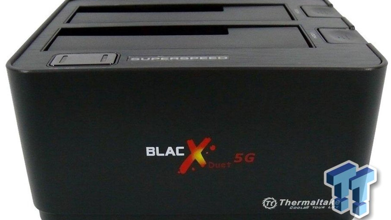 Thermaltake BlacX Duet 5G USB 3.0 Docking Station Review