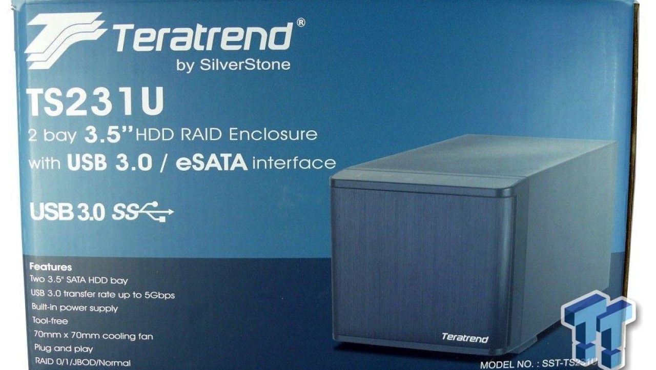 Teratrend TS231U Dual Bay USB 3.0 / eSATA Enclosure Review