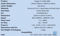 Scythe Mugen 4 Tower CPU Cooler Review