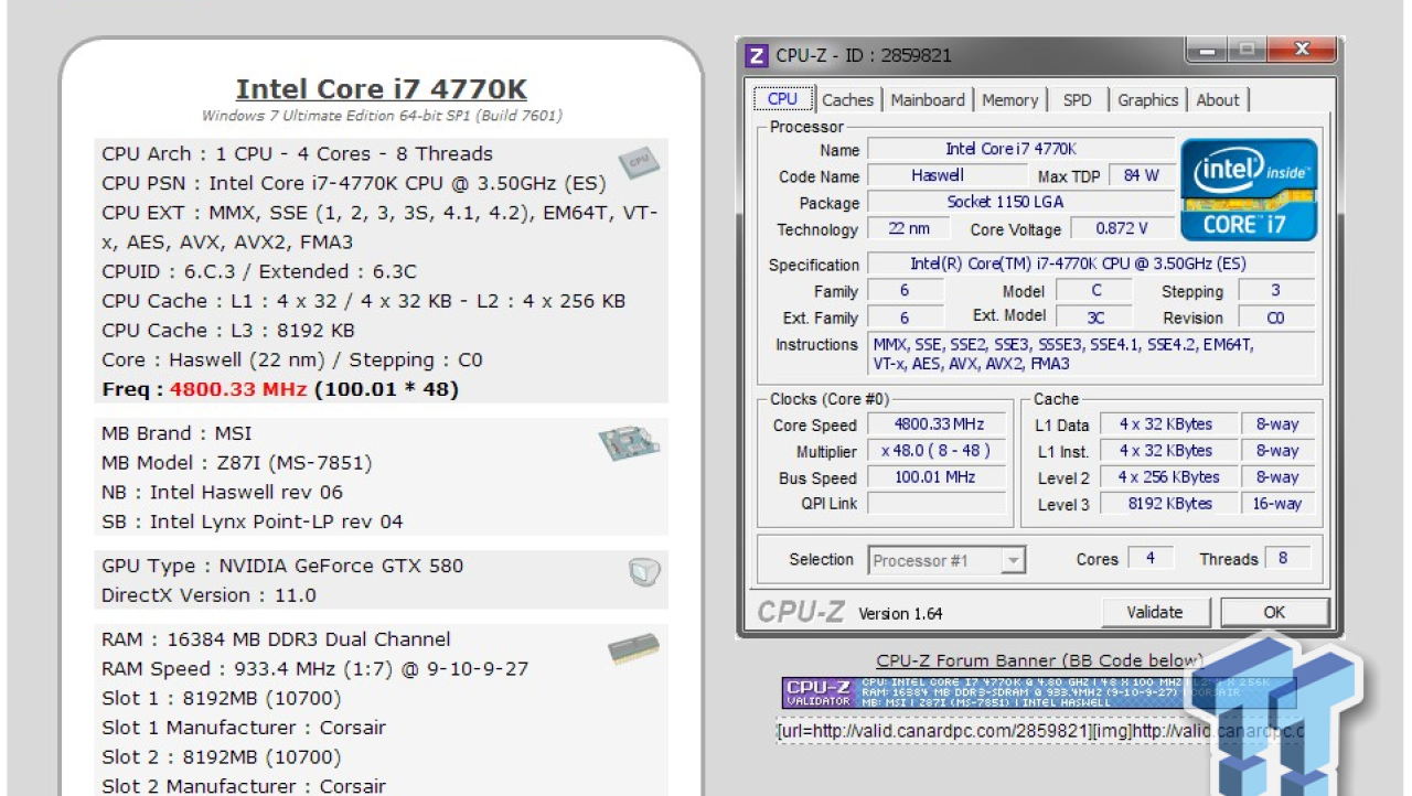 MSI Z87I (Intel Z87) ITX Motherboard Review