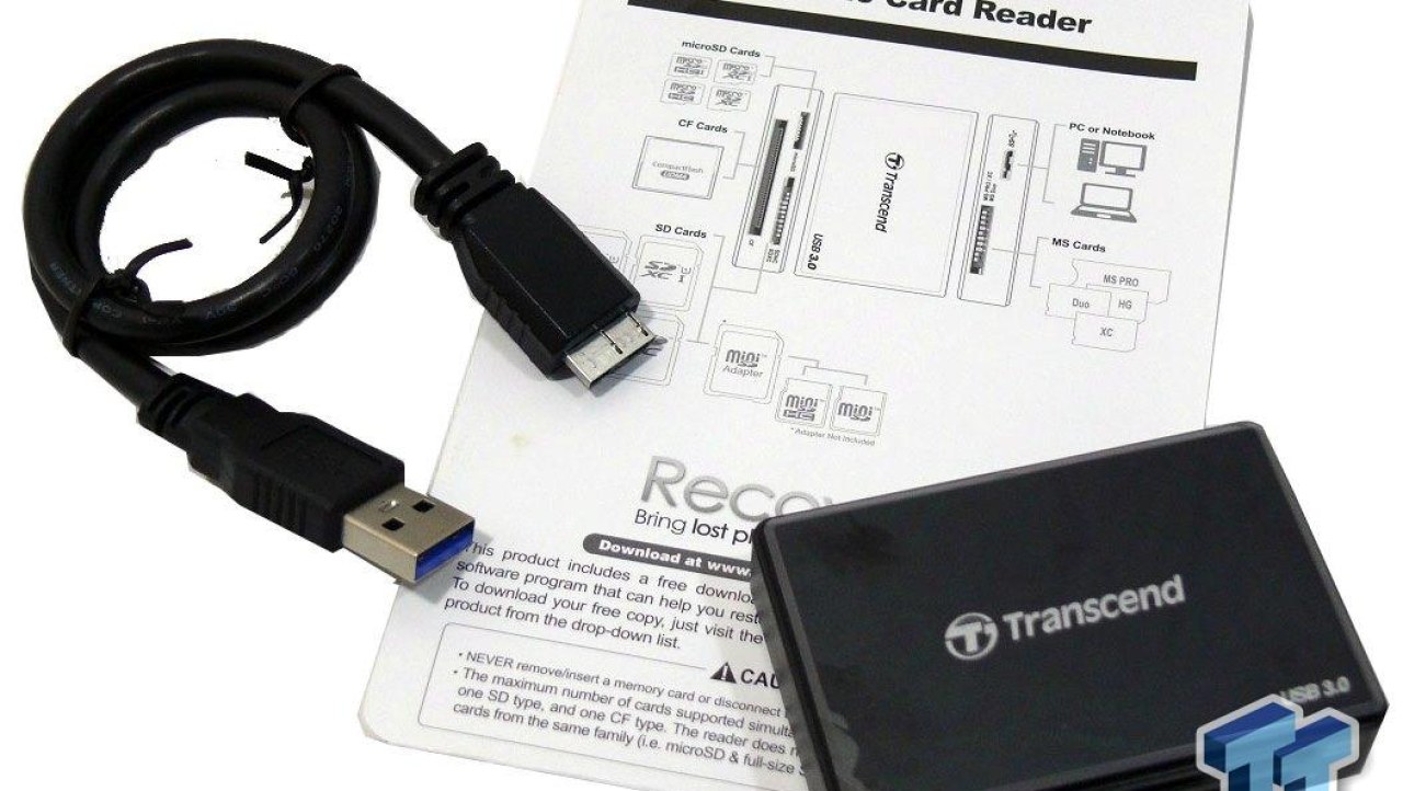 Transcend RDF8 USB 3.0 Memory Card Reader Review