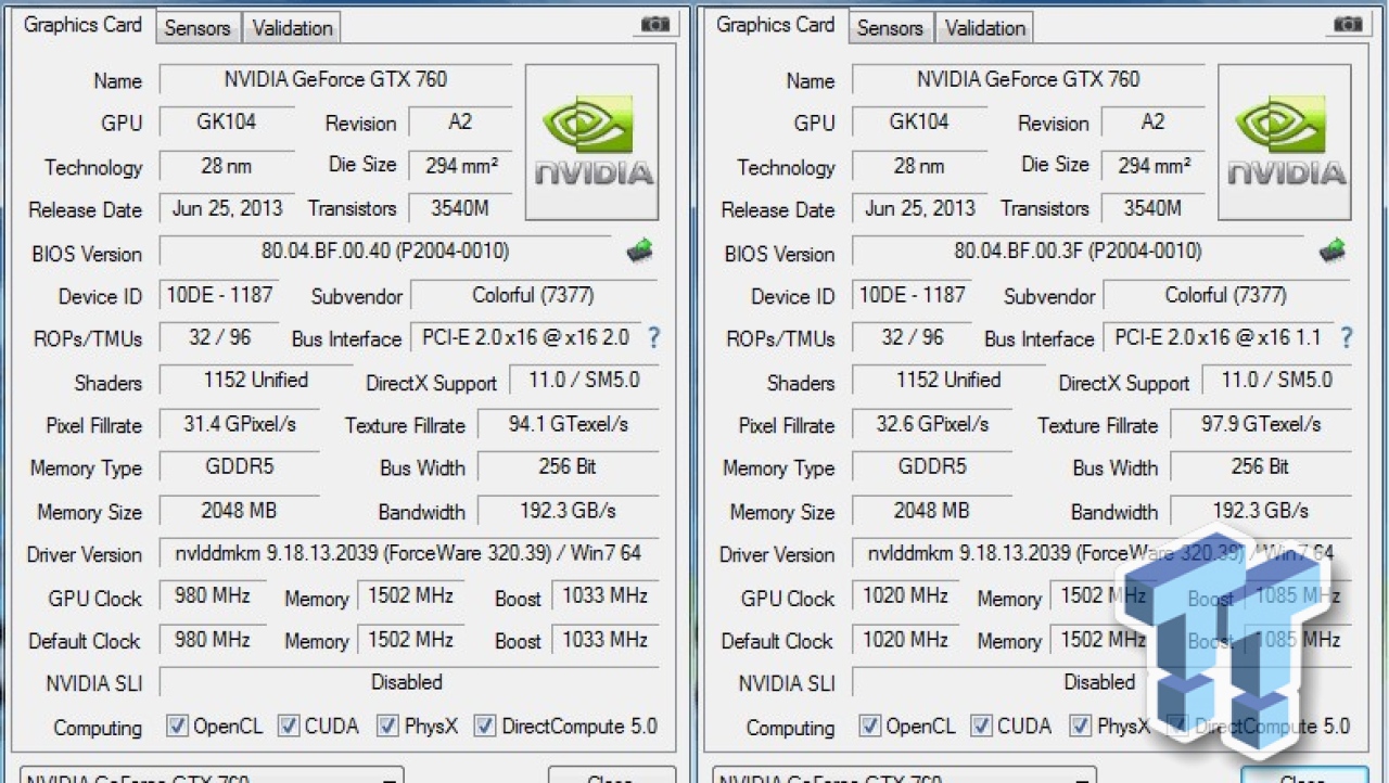 Colorful GeForce GTX 760 iGAME 2GB OC Video Card Review