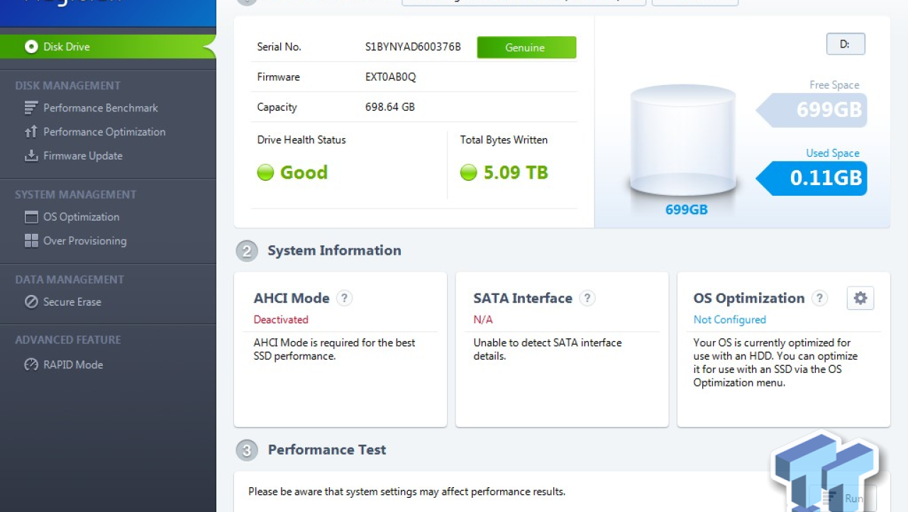 Samsung Magician 4.2 First Look - New SSD Toolkit adds Rapid Mode