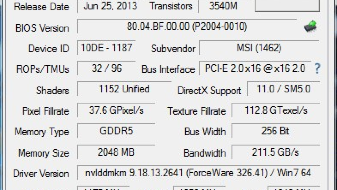 MSI GeForce GTX 760 2GB HAWK Overclocked Video Card Review