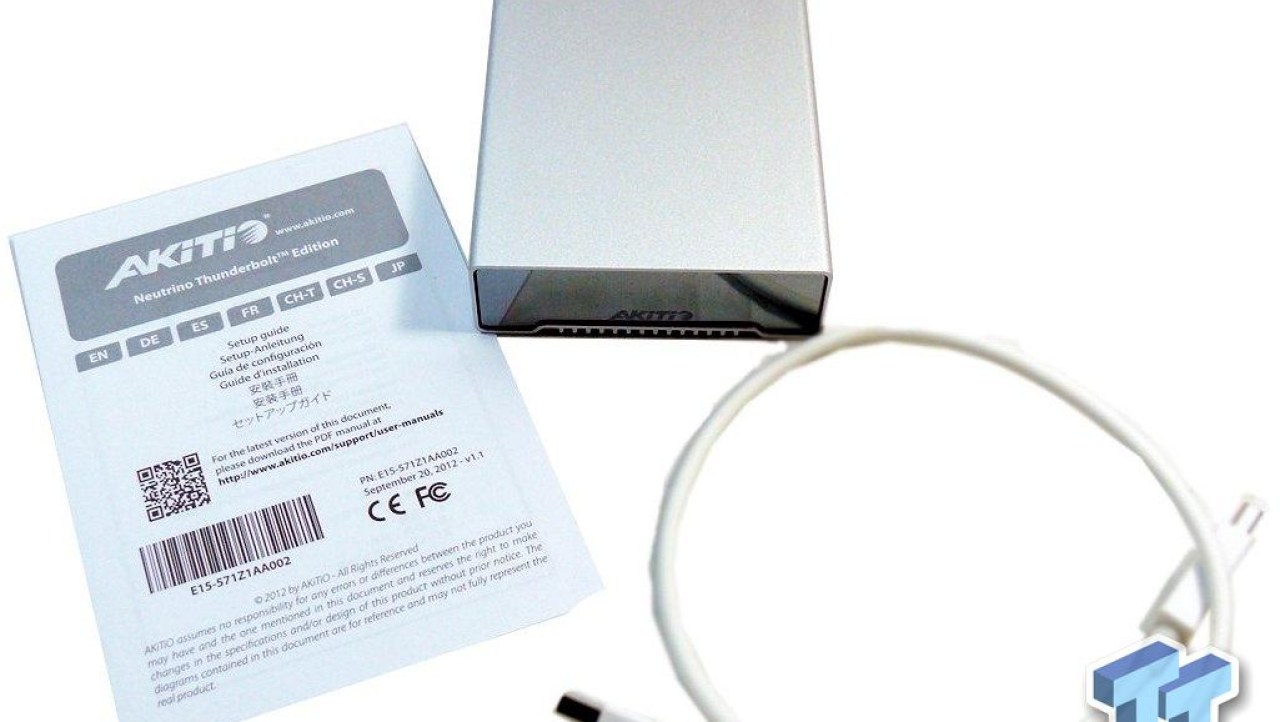 AKiTiO Neutrino Thunderbolt 120GB Aluminium SSD Enclosure Review