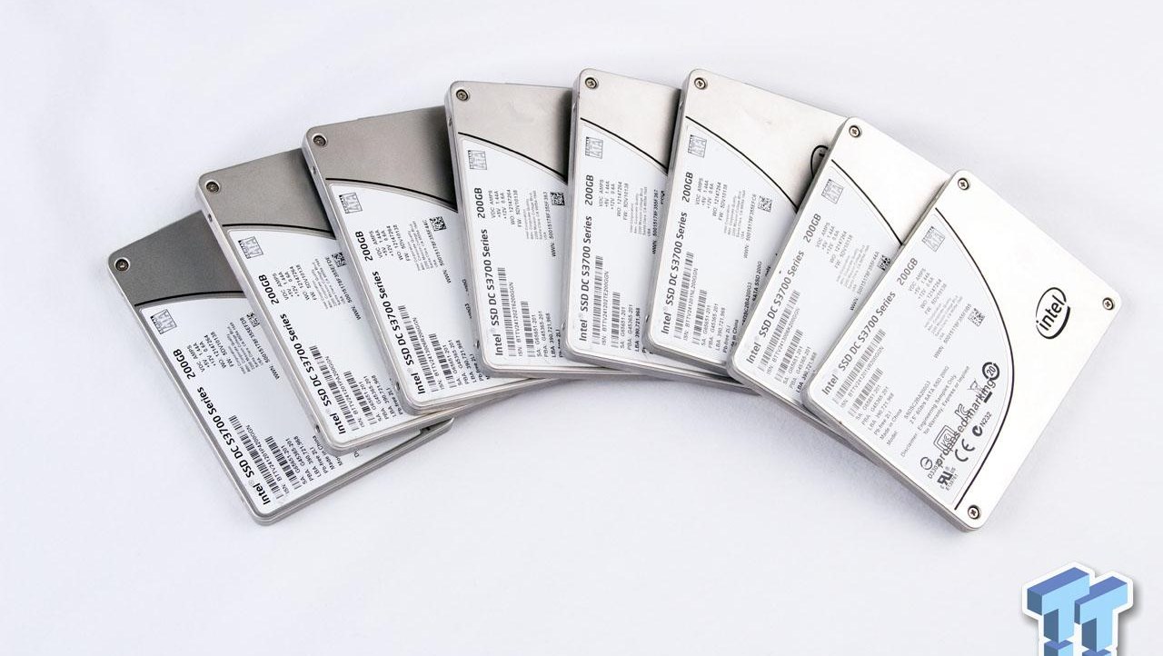 Intel DC S3700 Enterprise SSD 8-Drive and 4-Drive RAID Report