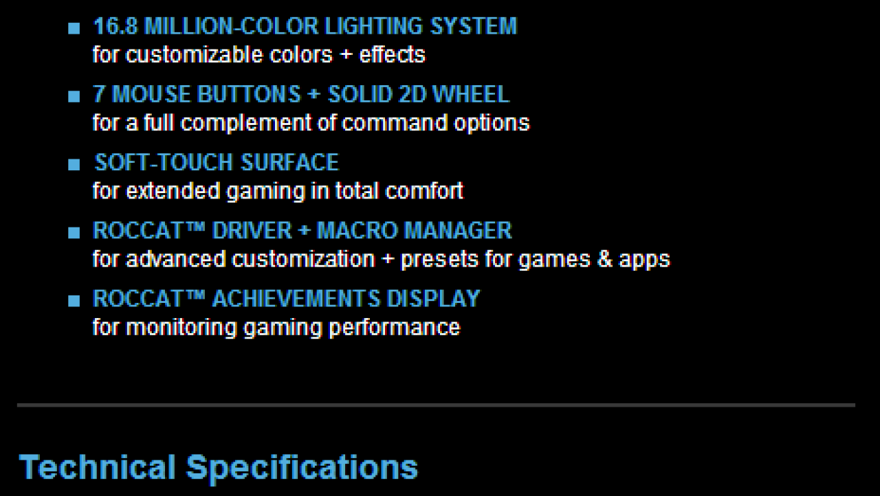 ROCCAT Kone Pure Optical Core Performance Gaming Mouse Review