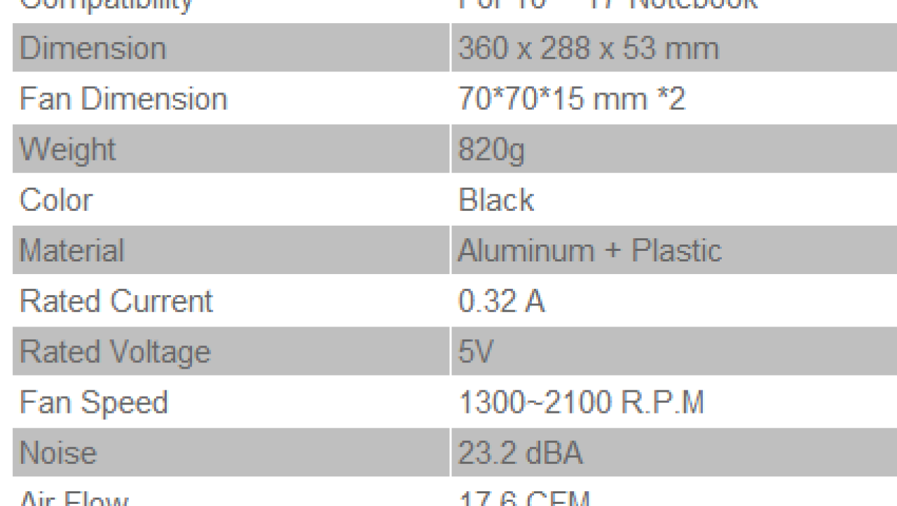 Thermaltake Allways Control Notebook Cooler Review