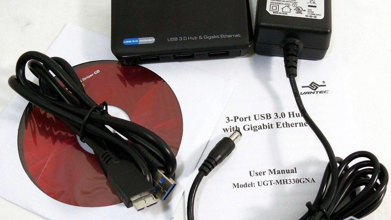 Vantec 3-Port USB 3.0 Hub w/ Gigabit Ethernet Review