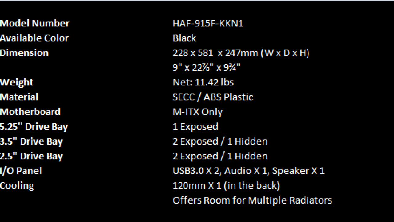 Cooler Master HAF Stacker 915F Chassis Review