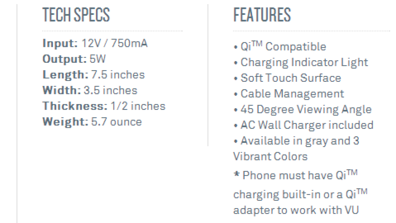 TYLT Vu Mobile Device Wireless Charger Review
