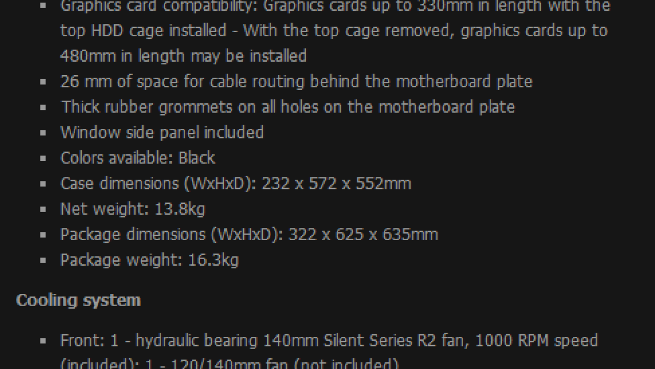 Fractal Design ARC XL Full-Tower Chassis Review