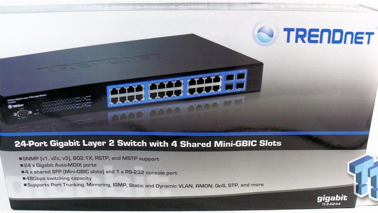 TRENDnet TL2-G244 24-Port Gigabit Layer 2 Switch Review