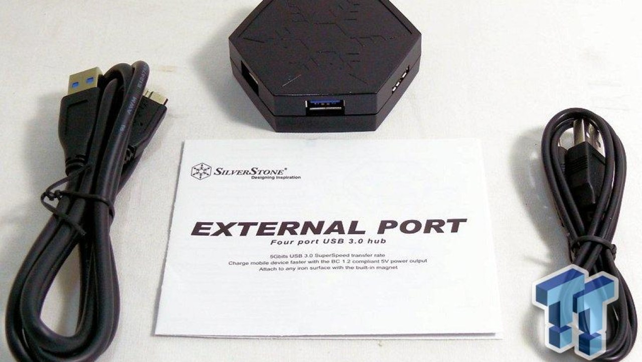 SilverStone EP01 Four Port Round USB 3.0 Hub Review