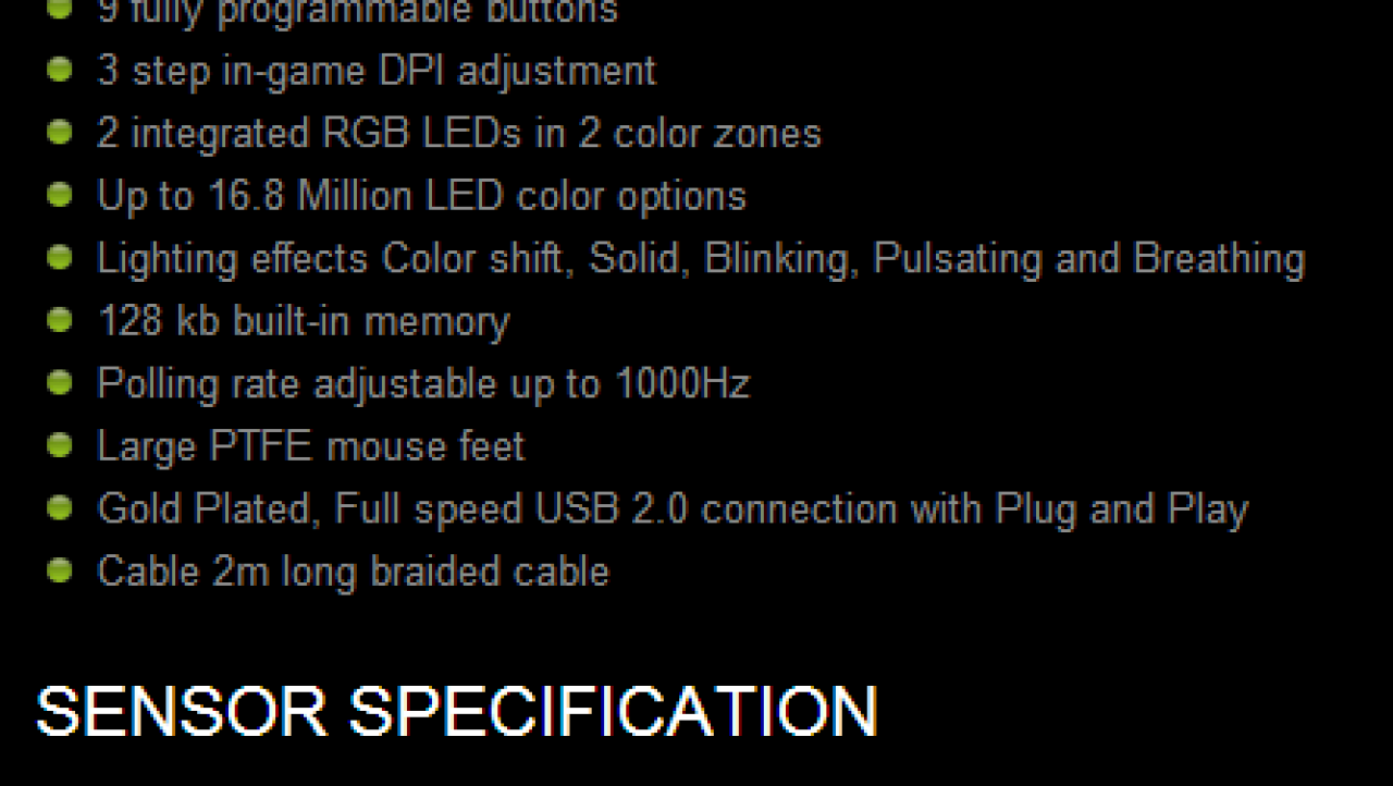 Mionix Avior 7000 Optical Gaming Mouse Review