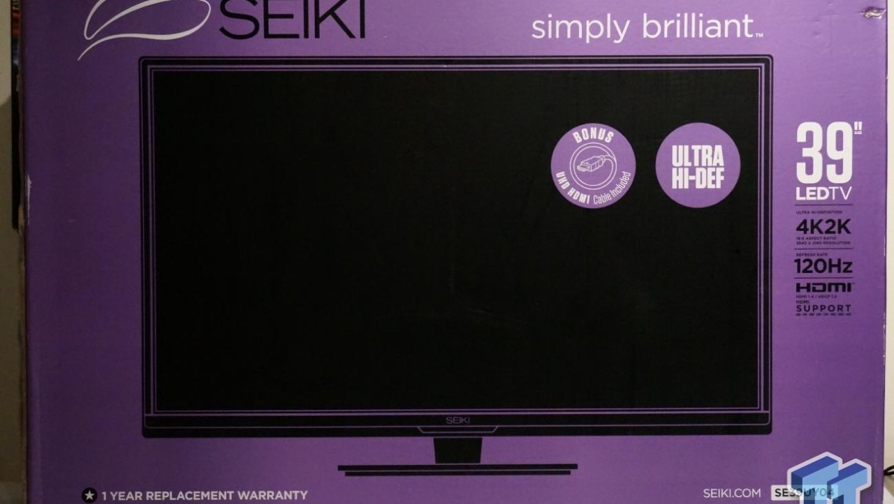 Seiki Digital SE39UY04 39-inch 4K Ultra HD LED Panel Review