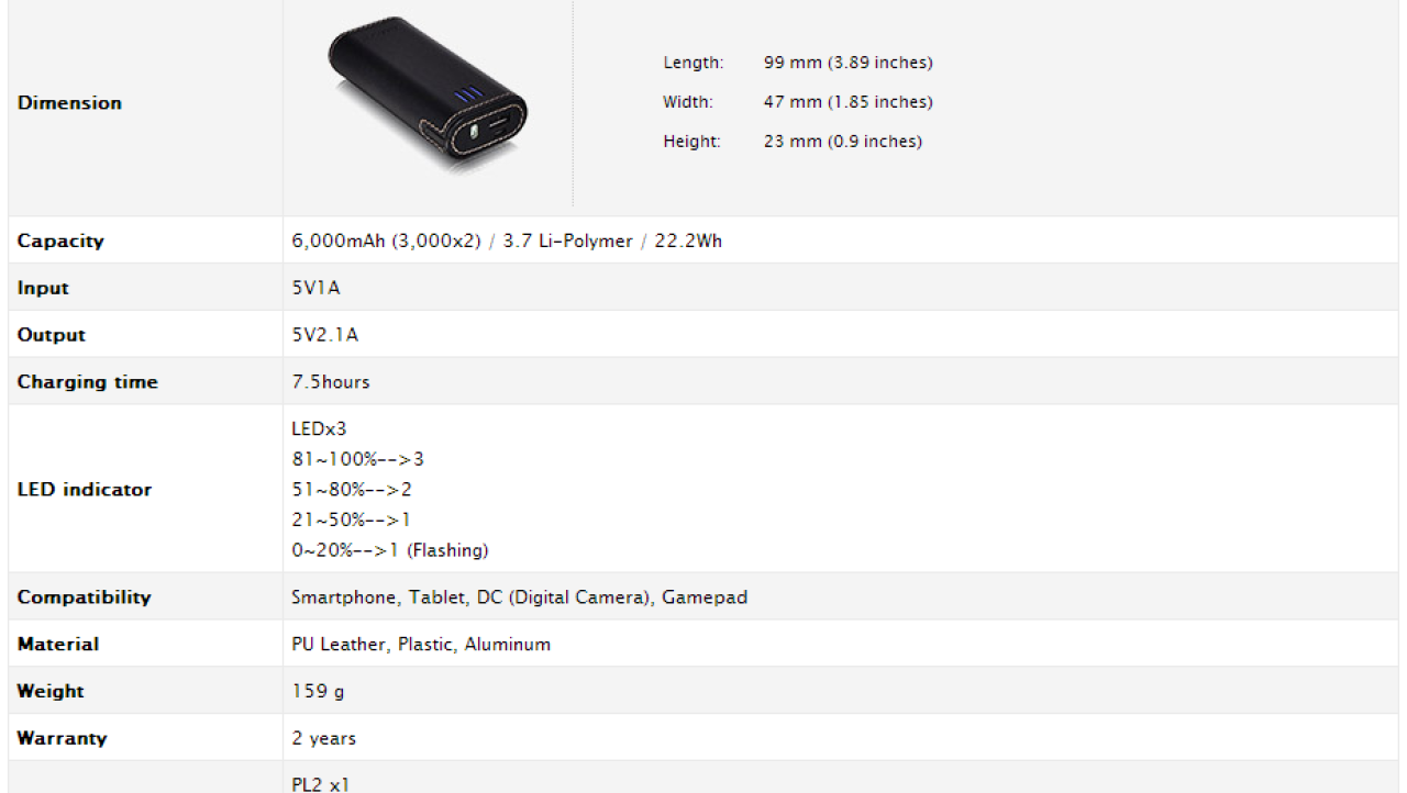 LUXA2 PL2 6000mAh Battery Power Pack Portable Charger Review - Includes Built-in Flashlight