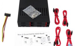Thermaltake Max 5 Quad Storage Rack Review - More HDDs for your case