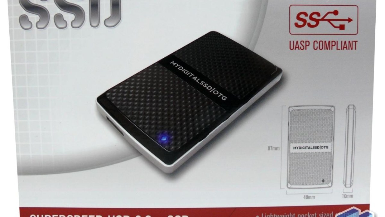 MyDigitalSSD OTG (On The Go) 256GB USB 3.0 External SSD Review